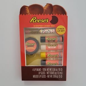 Reese's 6 Pack Lip Balm/Gloss, Factory Sealed